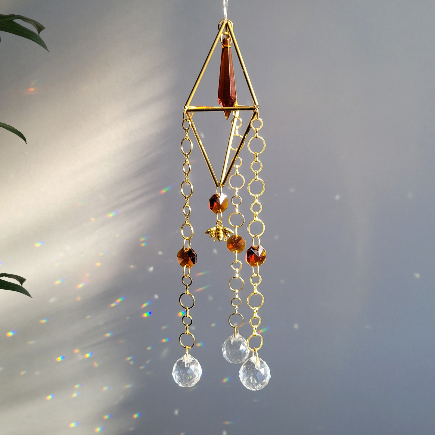 Honeybee Geometric Suncatcher