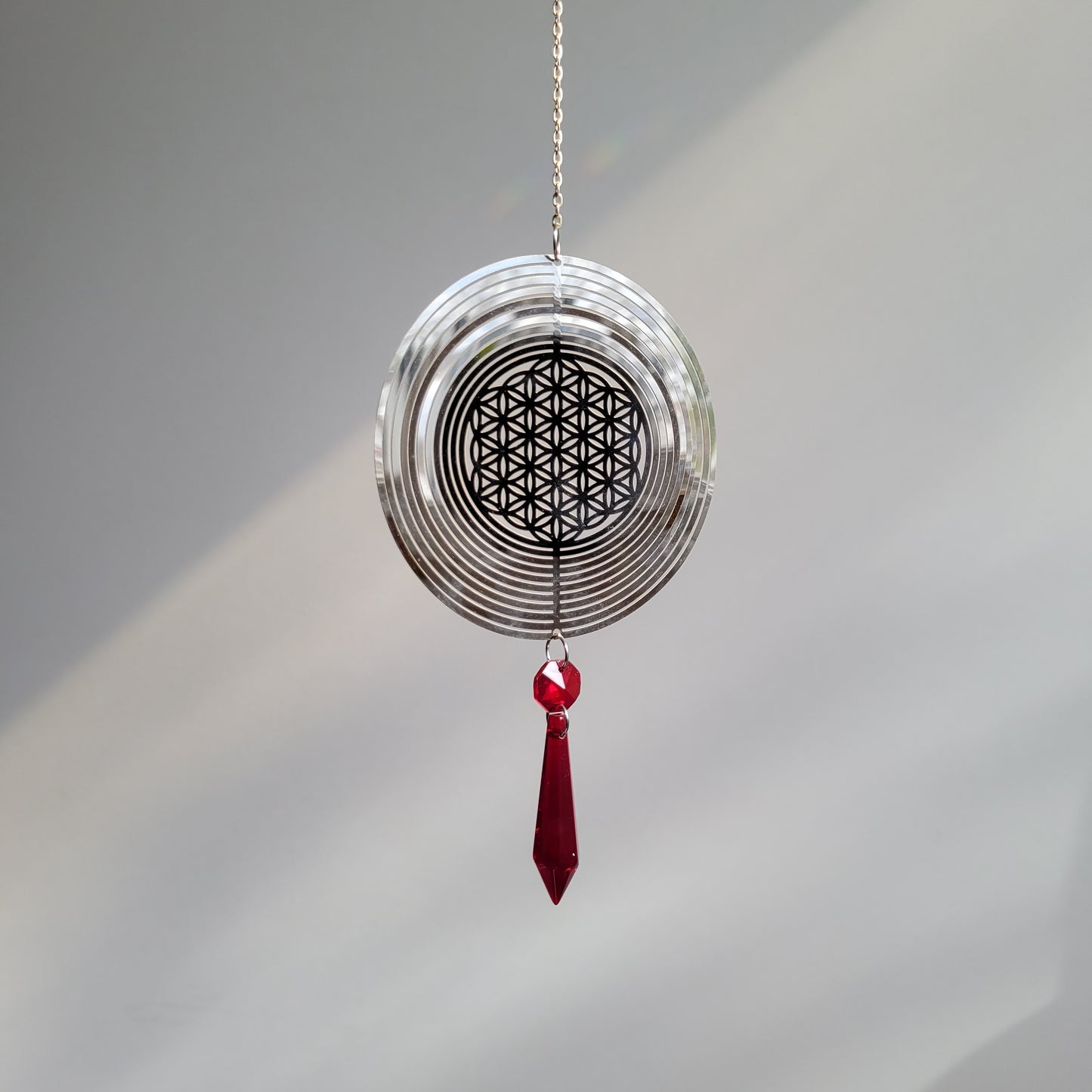 Flower Of Life Mini Wind Spinner