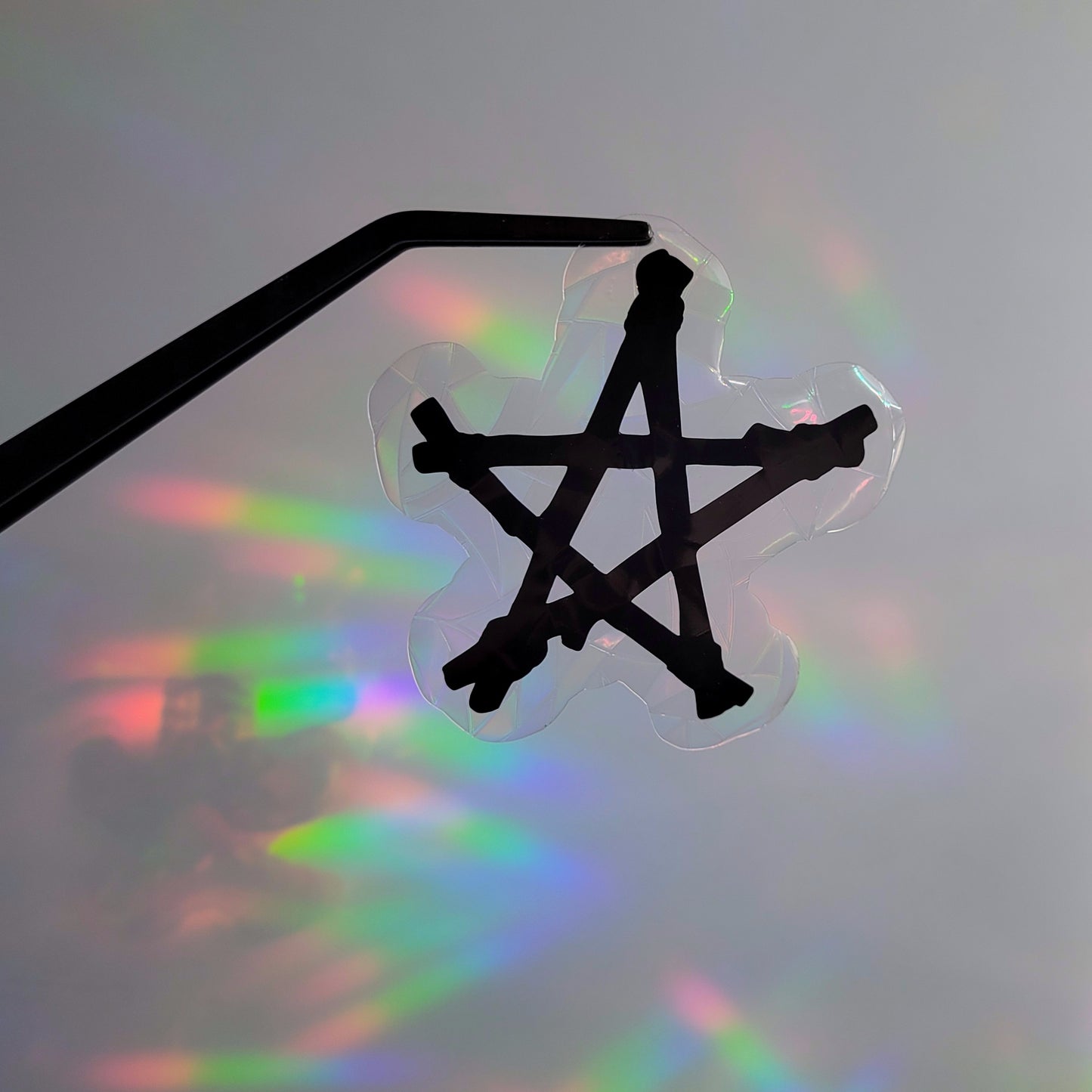 Pentacle Window Cling Suncatcher