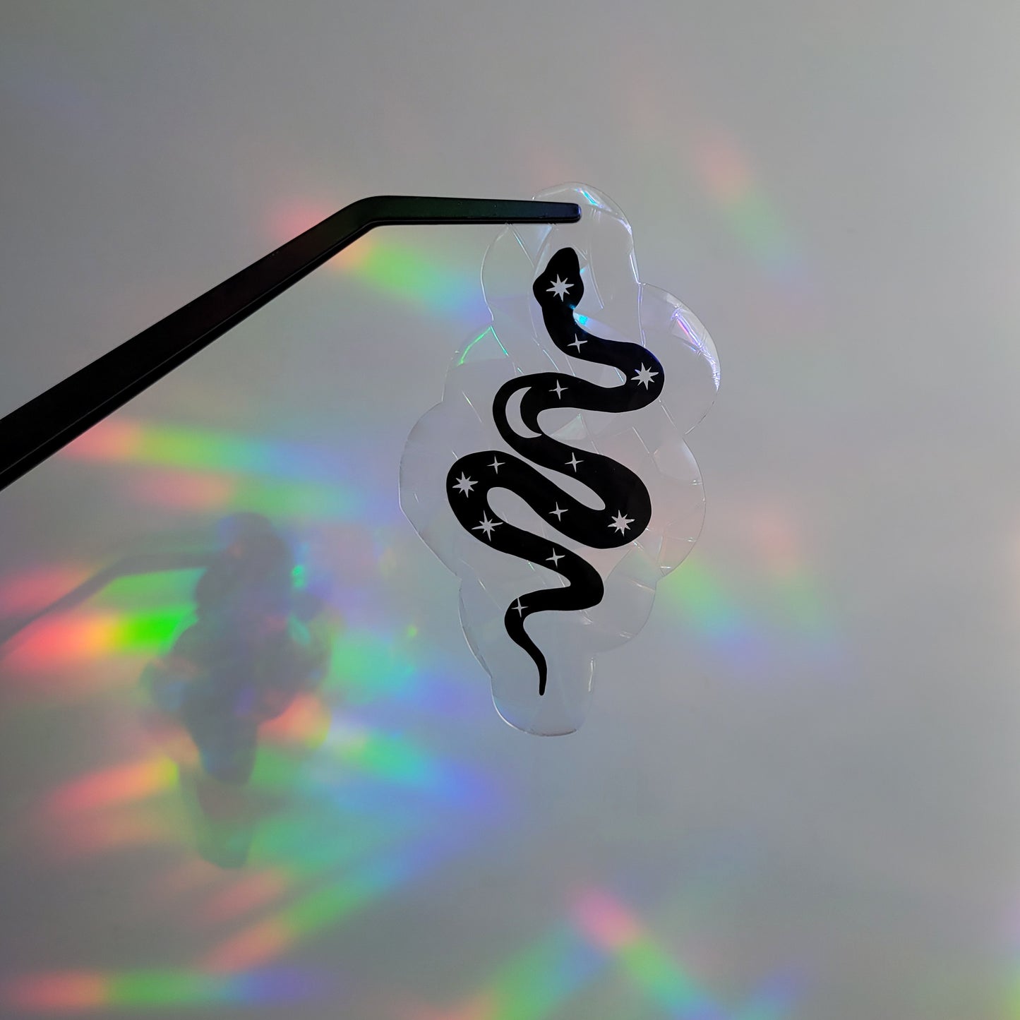 Celestial Snake Window Cling Suncatcher