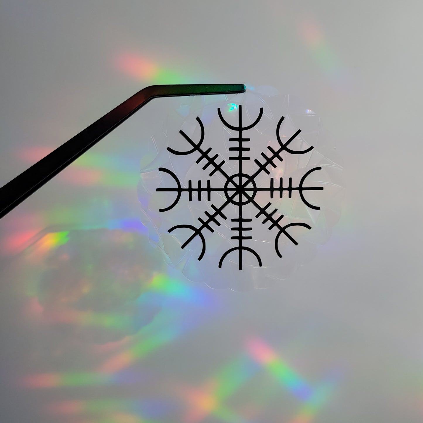 Helm Of Awe Window Cling Suncatcher