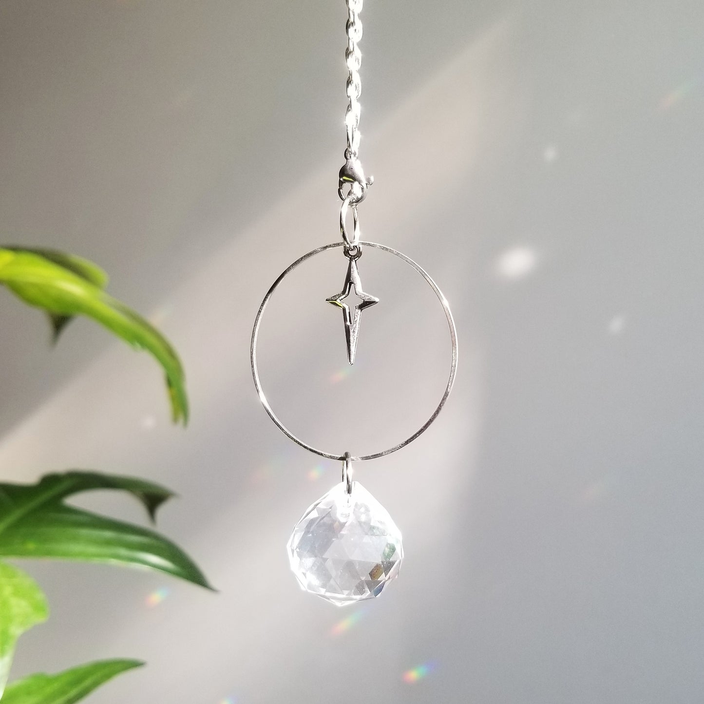 Morning Star Rearview Mirror Suncatcher