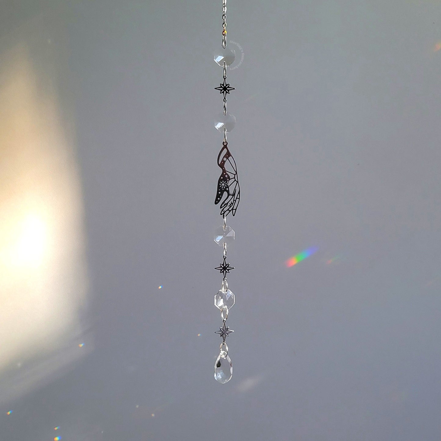 Sorcerer Suncatcher In Silver