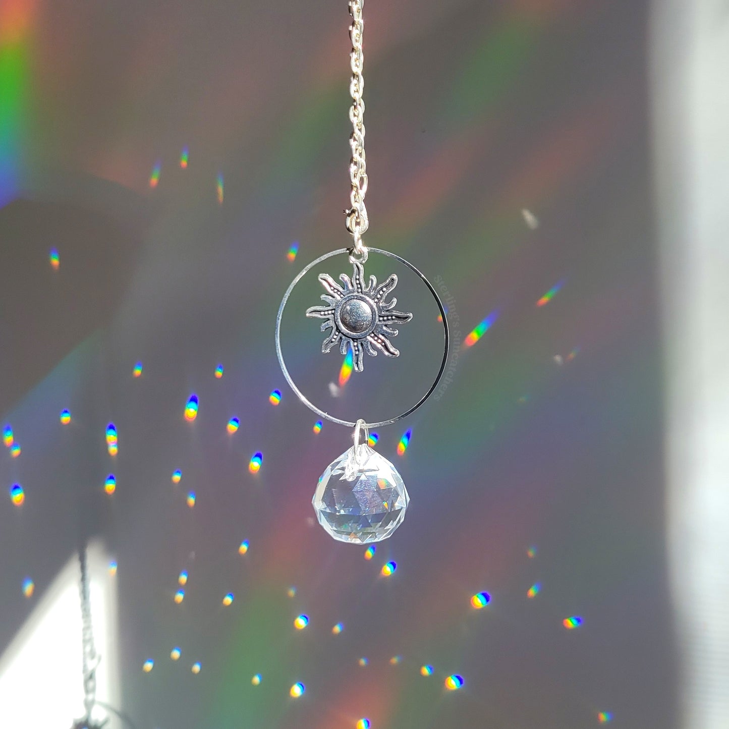 Sonne Rearview Mirror Suncatcher In Silver