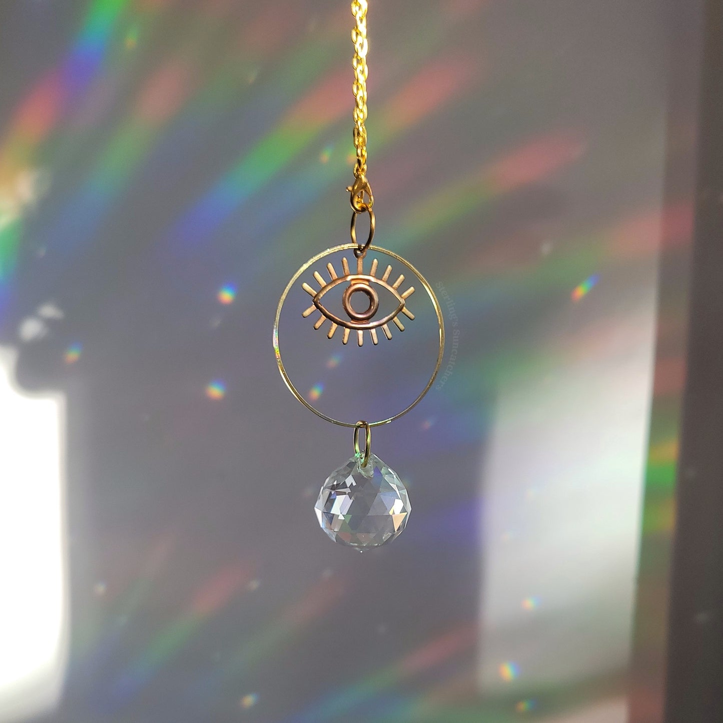 Evil Eye (Nazar) Rearview Mirror Suncatcher