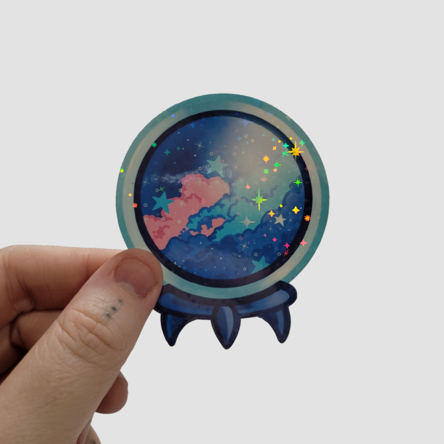 Cosmic Crystal Ball Sticker