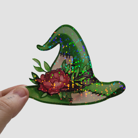 Hedge Witch Hat Sticker