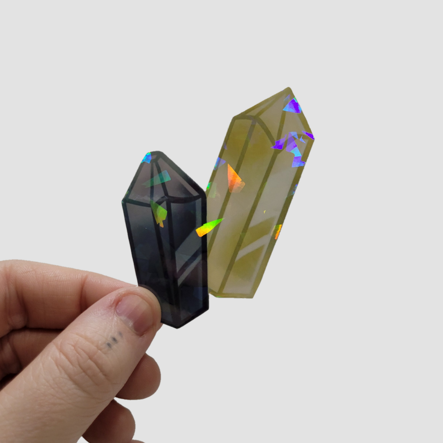 Black Crystal Sticker