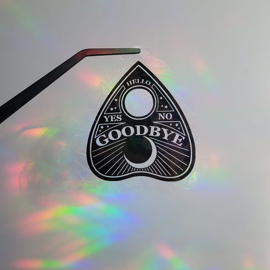 Ouija Planchette Window Cling Suncatcher