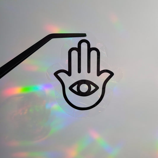 Hamsa Window Cling Suncatcher