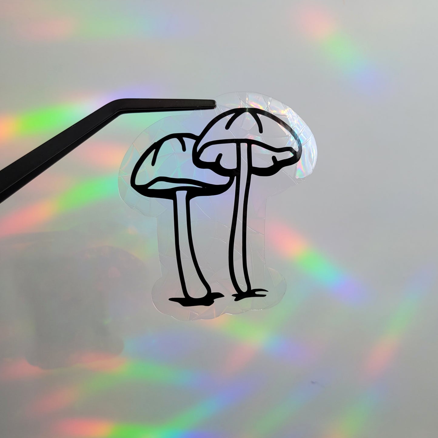 Toadstool Window Cling Suncatcher