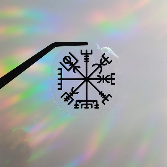 Vegvisir Window Cling Suncatcher