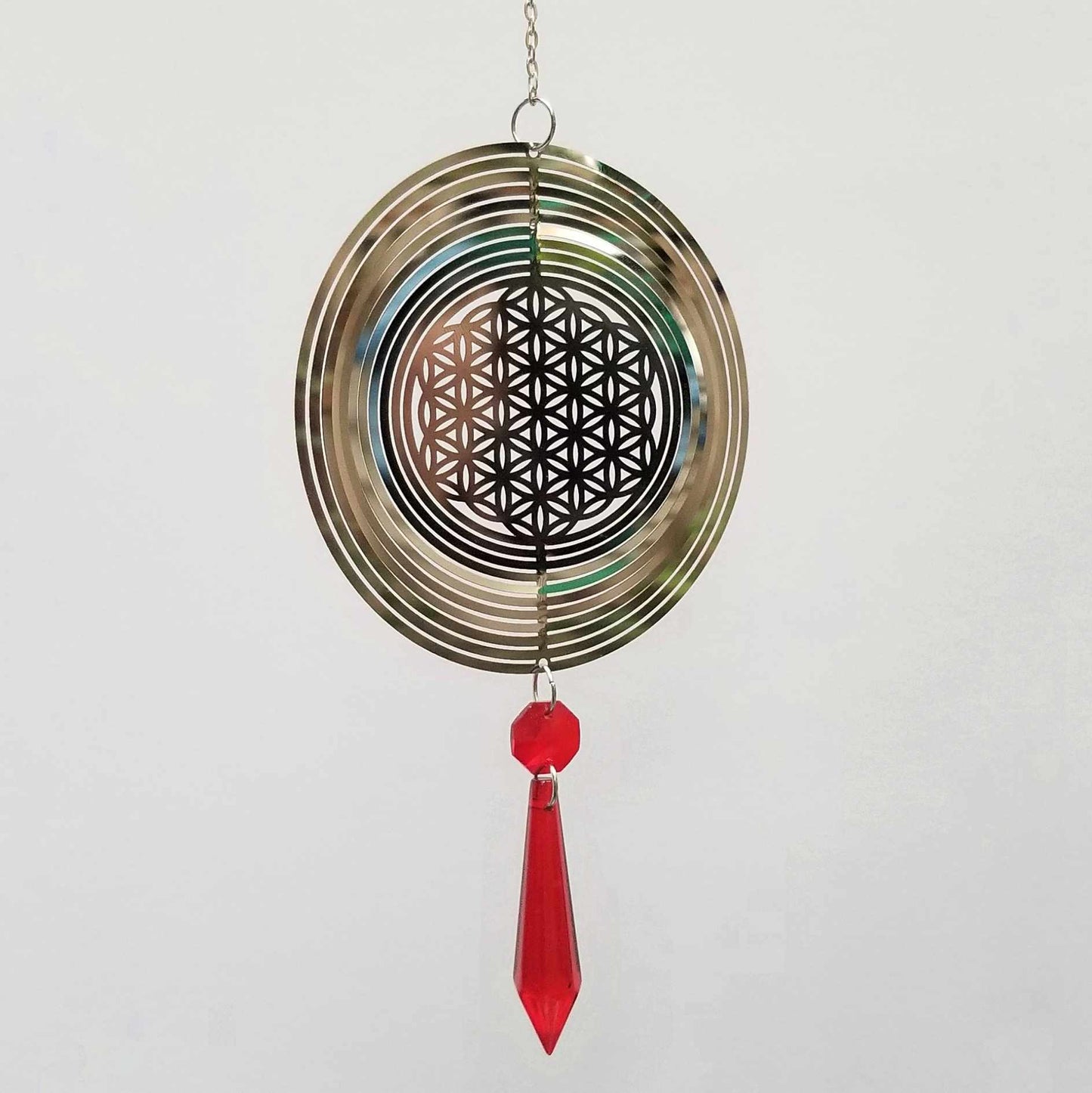 Flower Of Life Mini Wind Spinner