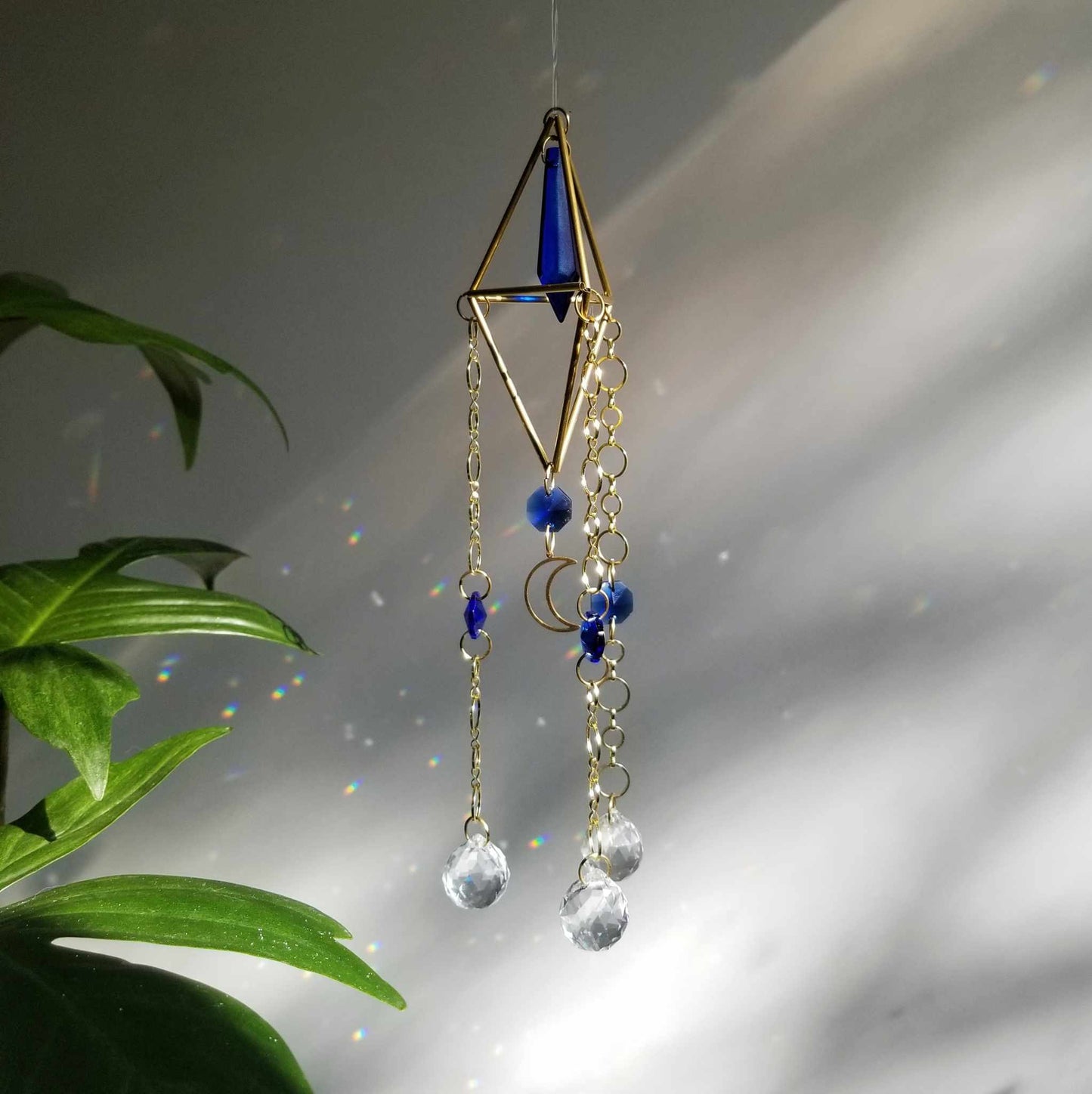 Funeral Moon Geometric Suncatcher