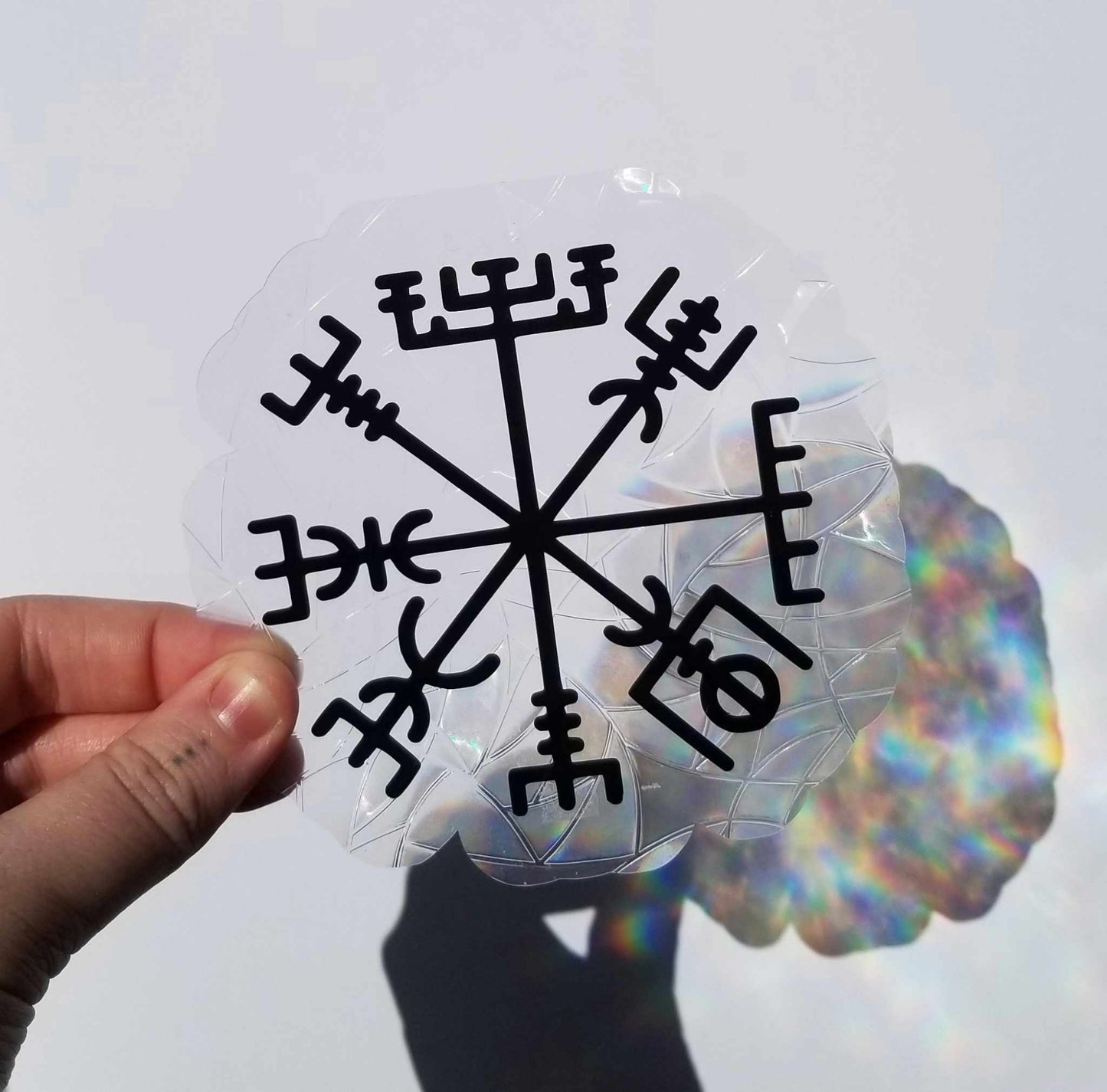 Vegvisir Window Cling Suncatcher