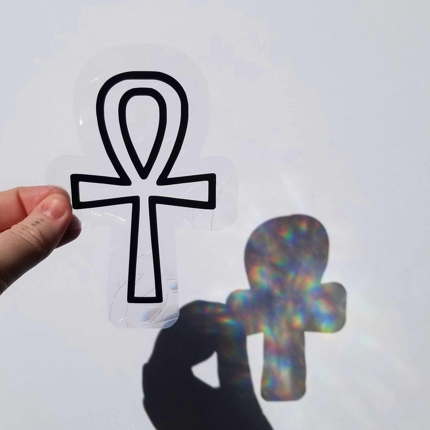 Ankh Window Cling Suncatcher