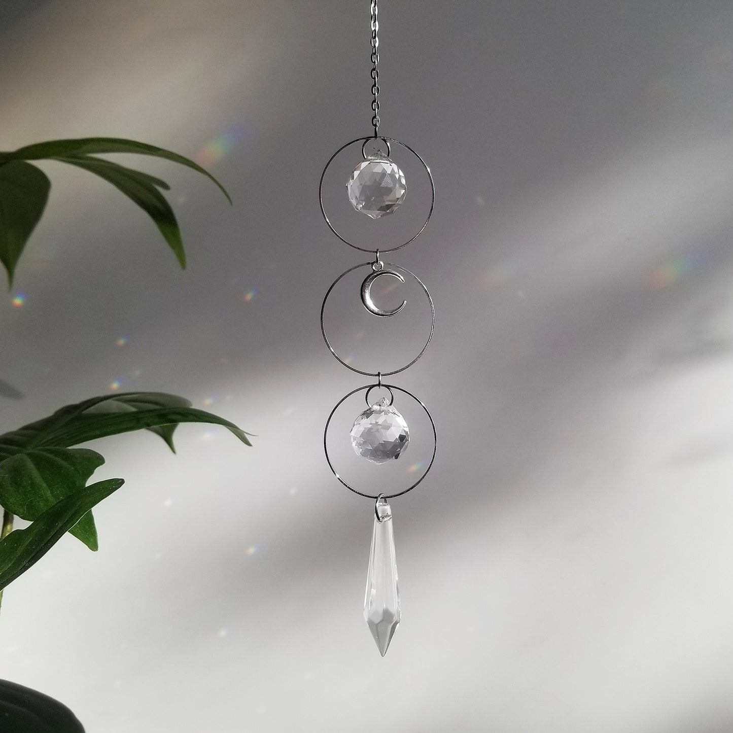 The Freezing Moon Long Suncatcher