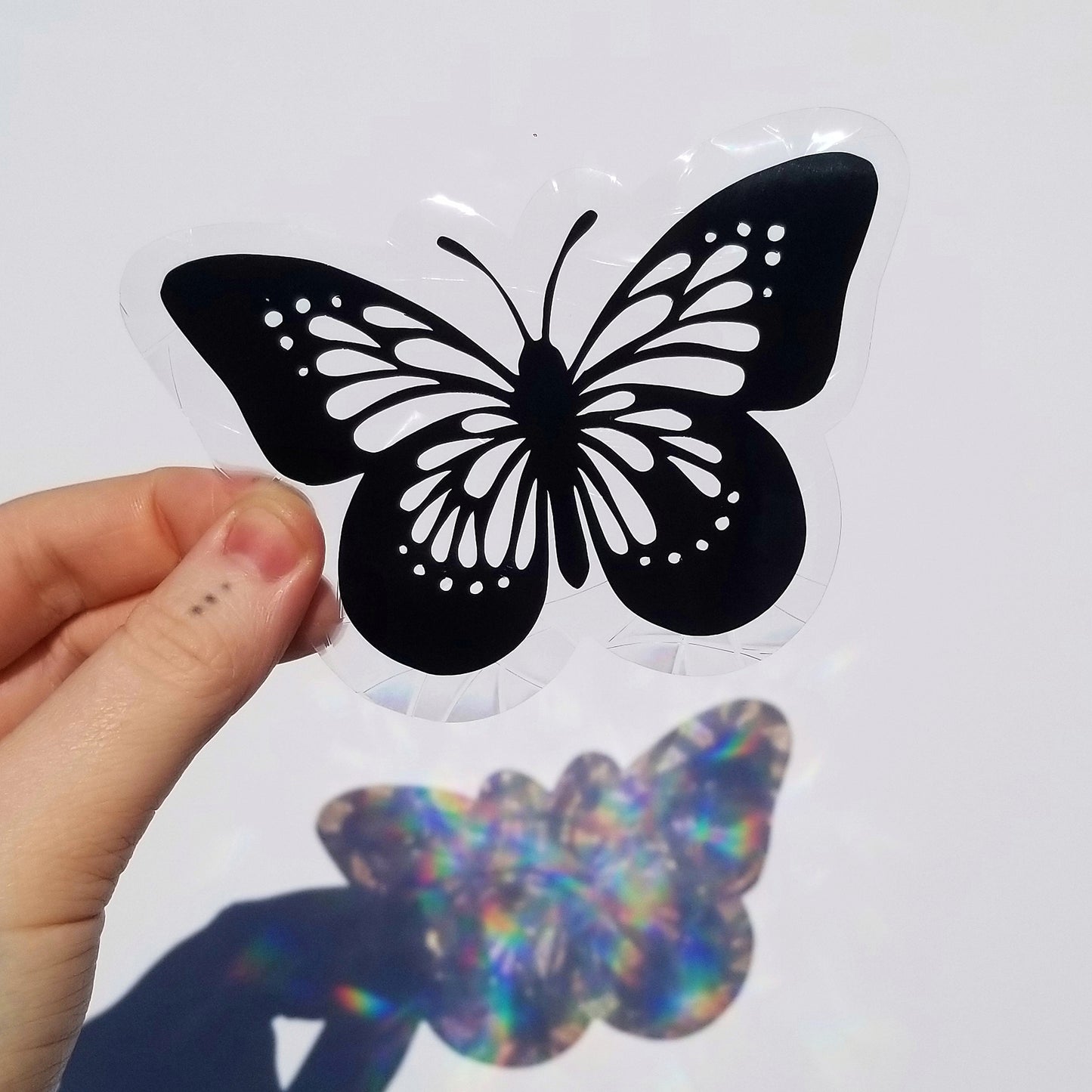 Monarch Butterfly Window Cling Suncatcher