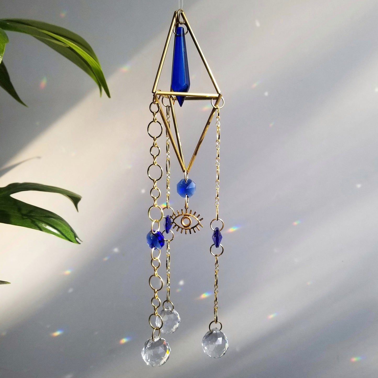 Evil Eye (Nazar) Geometric Suncatcher