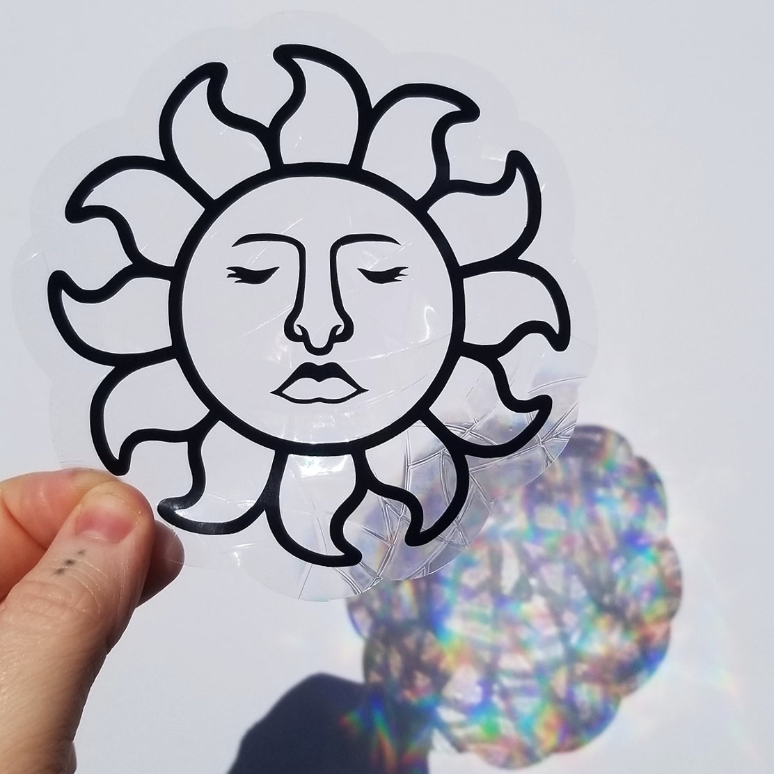 The Sun Window Cling Suncatcher