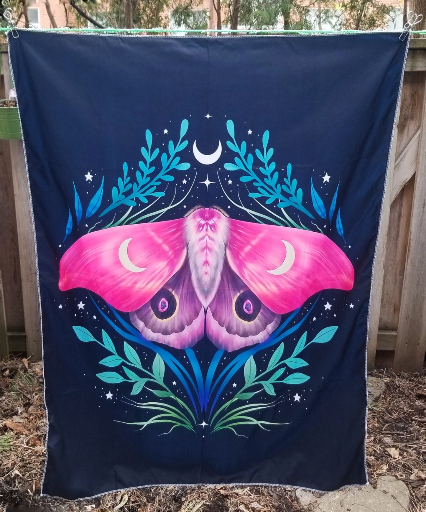 Midnight Moth Tapestry