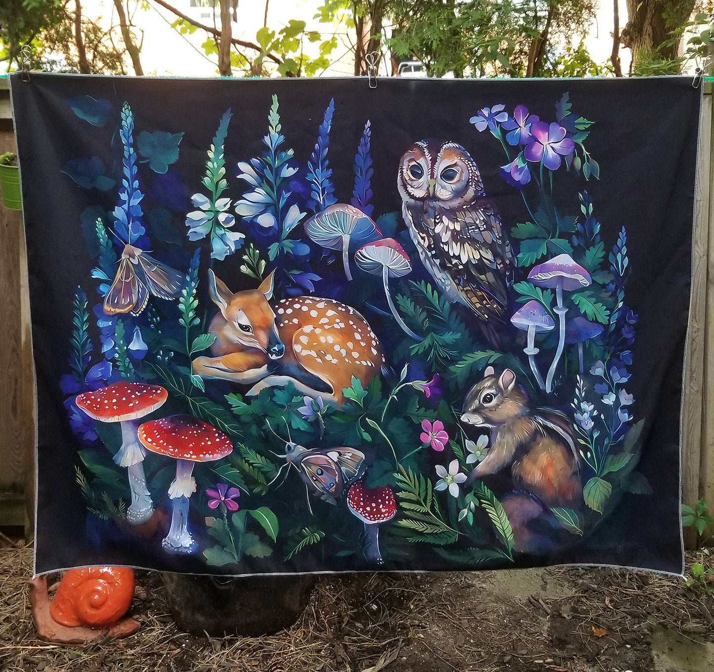 Enchanted Forest Tapestry