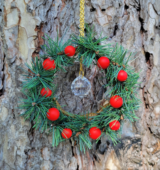 Gold Wreath Ornament