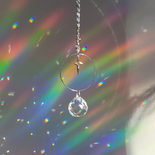 Morning Star Rearview Mirror Suncatcher