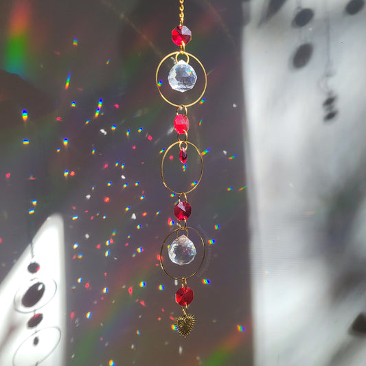 Sacred Heart Long Suncatcher
