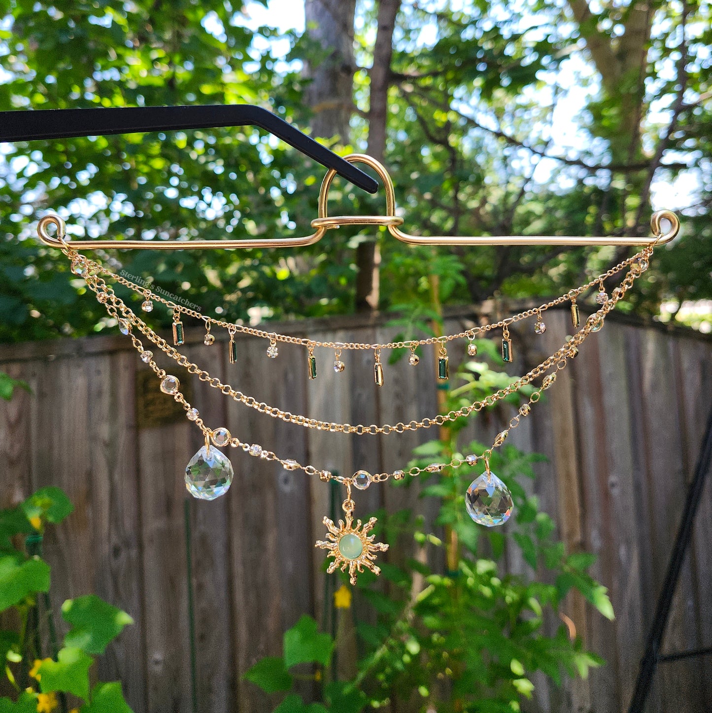 Osiris Rearview Mirror Hanger With Suncatcher Drops