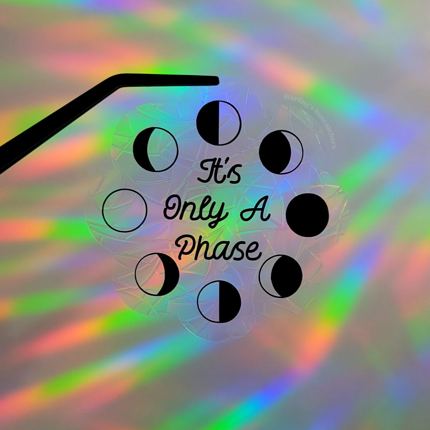 Phases Window Cling Suncatcher