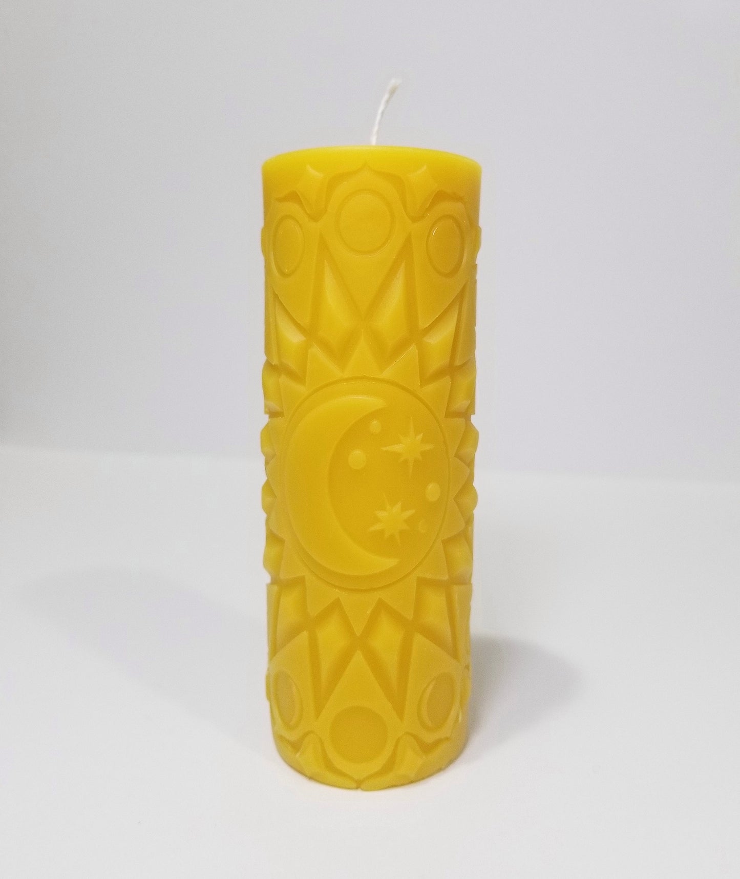 Mystical Moon Pure Beeswax Candle