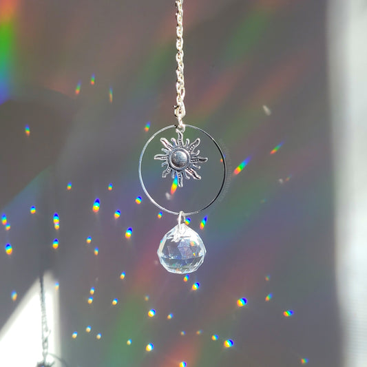Sonne Rearview Mirror Suncatcher In Silver
