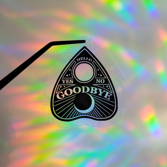 Ouija Planchette Window Cling Suncatcher