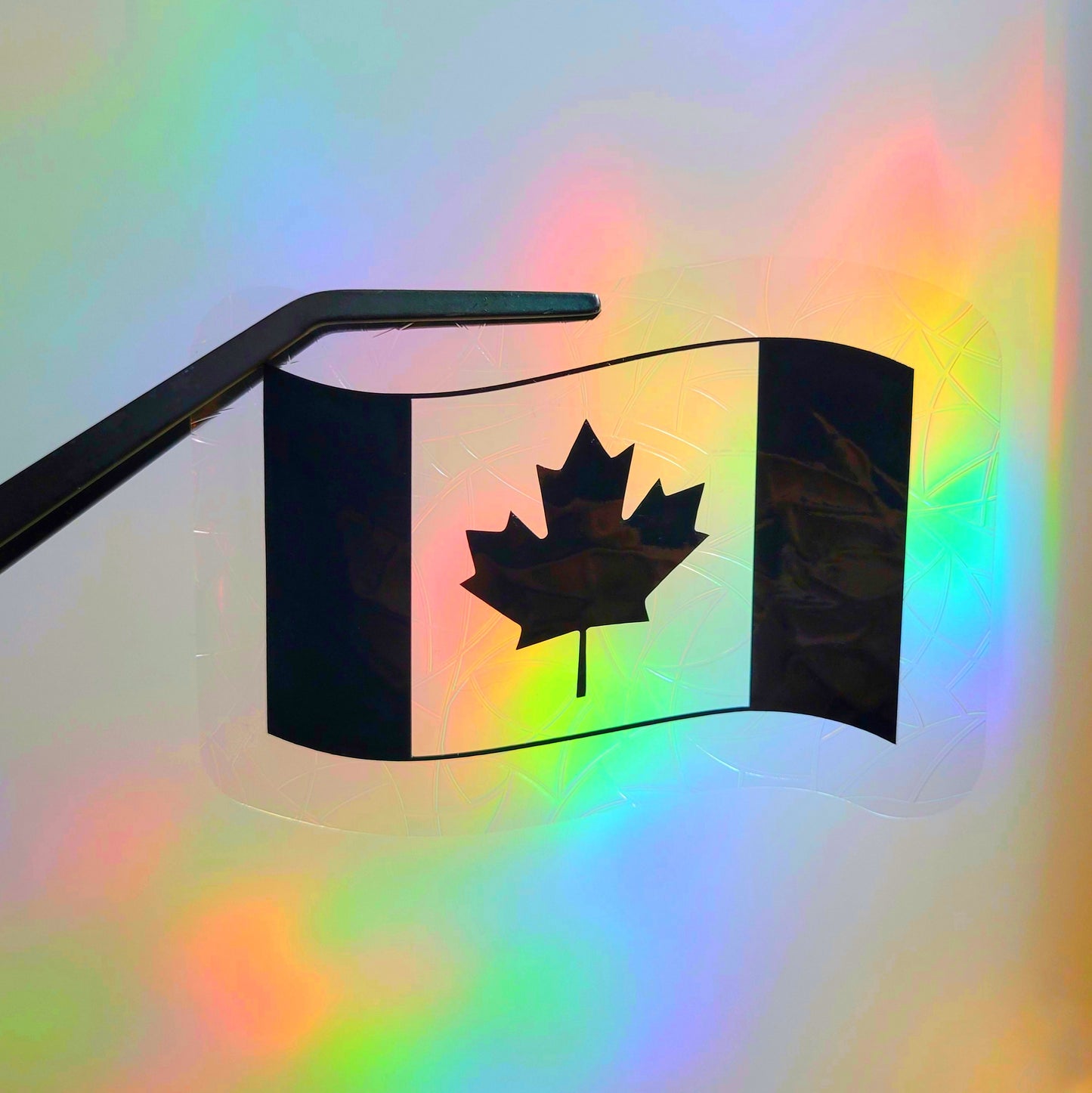 Canada Flag Window Cling Suncatcher