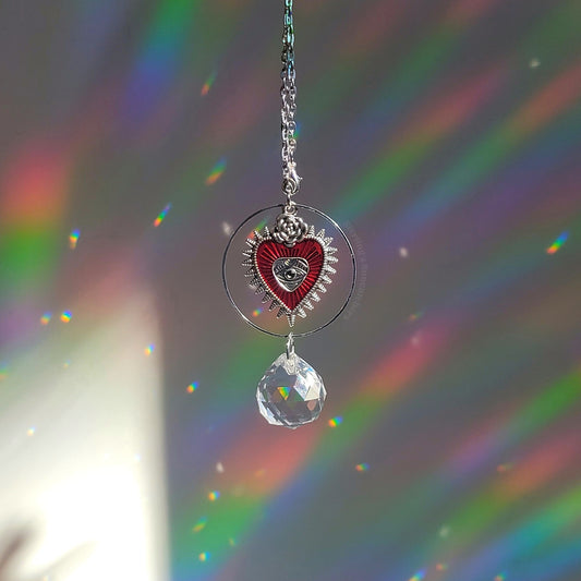 The Madonna Rearview Mirror Suncatcher